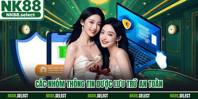 Các nhóm thông tin được lưu trữ an toàn