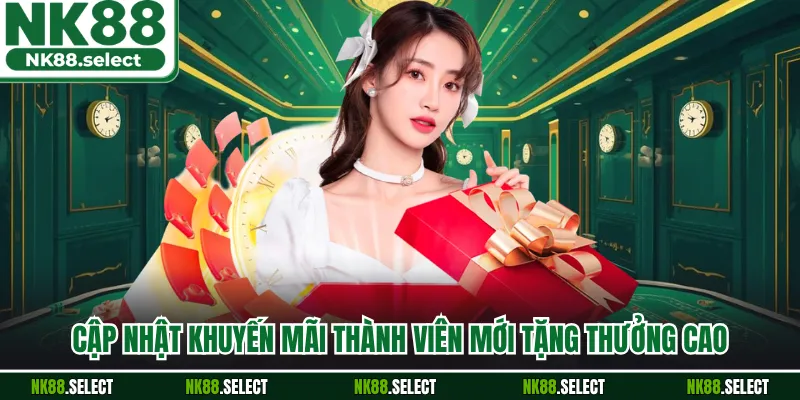Cập nhật khuyến mãi thành viên mới tặng thưởng cao