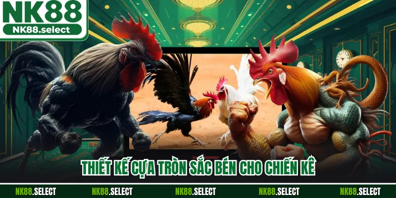 Thiết kế cựa tròn sắc bén cho chiến kê